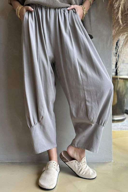 Jo Jo Quirky Classic Barrel Pant Mocha